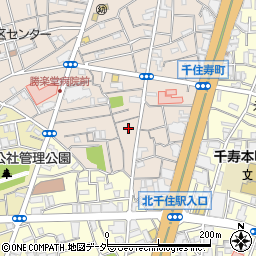 東京都足立区千住寿町11周辺の地図