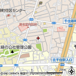 東京都足立区千住寿町16周辺の地図