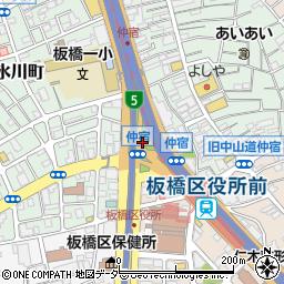 東京都板橋区仲宿62周辺の地図