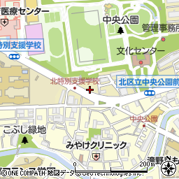 東京都北区王子本町3丁目周辺の地図
