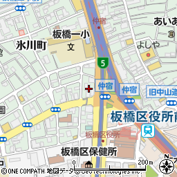 東京都板橋区氷川町6周辺の地図