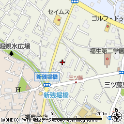 東京都武蔵村山市三ツ藤2丁目25-7周辺の地図