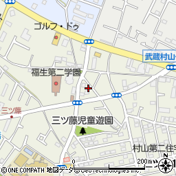 東京都武蔵村山市三ツ藤1丁目31周辺の地図