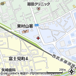 リパーク東村山美住町２丁目第２駐車場周辺の地図