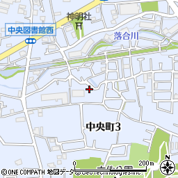 東京都東久留米市中央町周辺の地図