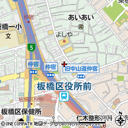 東京都板橋区仲宿63周辺の地図