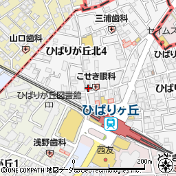 株式会社旭製菓　ひばりケ丘北口店周辺の地図
