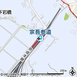 宗吾参道駅周辺の地図