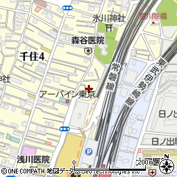 Ａ京島・八広・立花・押上　受付センター周辺の地図
