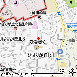 西東京市　ひばりが丘北学童クラブ周辺の地図