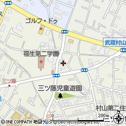 東京都武蔵村山市三ツ藤1丁目31-11周辺の地図