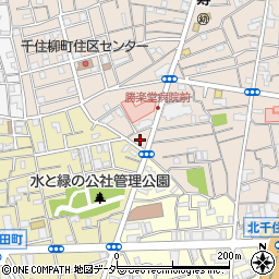 東京都足立区千住柳町1周辺の地図