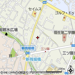 東京都武蔵村山市三ツ藤2丁目25周辺の地図
