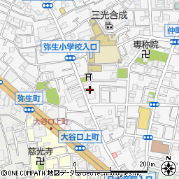 東京都板橋区弥生町12周辺の地図