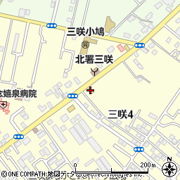 すき家船橋三咲店周辺の地図
