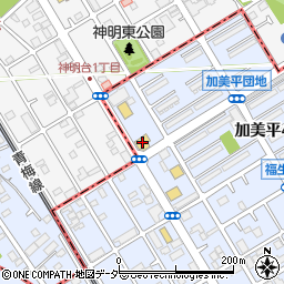 関東マツダ福生店周辺の地図