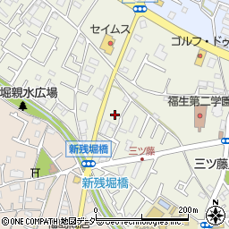東京都武蔵村山市三ツ藤2丁目25-5周辺の地図