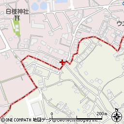 千葉県松戸市栗山328周辺の地図