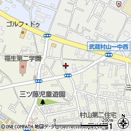 東京都武蔵村山市三ツ藤1丁目21-17周辺の地図