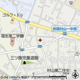 東京都武蔵村山市三ツ藤1丁目21-16周辺の地図