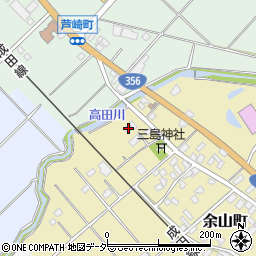 千葉県銚子市余山町372周辺の地図