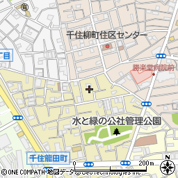 東京都足立区千住龍田町17周辺の地図