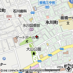 東京都板橋区氷川町34周辺の地図