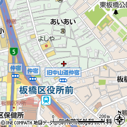 東京都板橋区仲宿40周辺の地図
