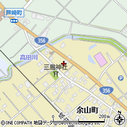千葉県銚子市余山町388周辺の地図