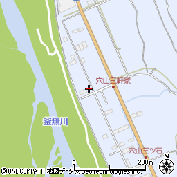 山梨県韮崎市穴山町8760-1周辺の地図