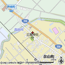 千葉県銚子市余山町390周辺の地図