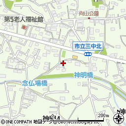 東京都武蔵村山市神明4丁目21周辺の地図