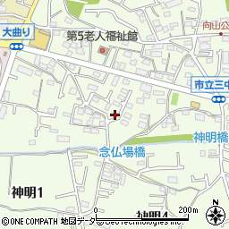 東京都武蔵村山市神明4丁目6-4周辺の地図