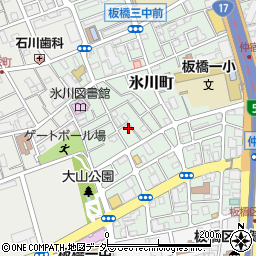 東京都板橋区氷川町33周辺の地図
