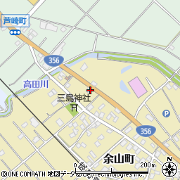 千葉県銚子市余山町389周辺の地図
