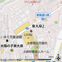 ロッテリアＯＺ大泉店周辺の地図