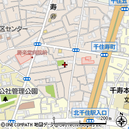 東京都足立区千住寿町10周辺の地図