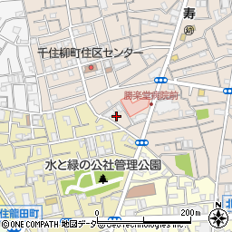東京都足立区千住柳町3周辺の地図