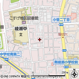 東京都葛飾区小菅2丁目13-21周辺の地図