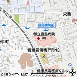東京都板橋区栄町33周辺の地図