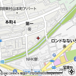都営東村山本町アパート３号棟周辺の地図