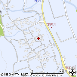 山梨県韮崎市円野町下円井1592周辺の地図