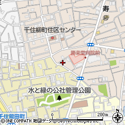 足立成和信用金庫柳町支店周辺の地図