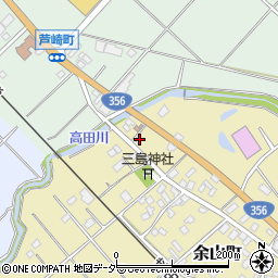 千葉県銚子市余山町377周辺の地図