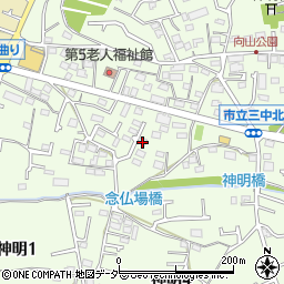 東京都武蔵村山市神明4丁目6周辺の地図