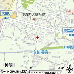 東京都武蔵村山市神明4丁目5-3周辺の地図