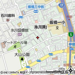 東京都板橋区氷川町32周辺の地図