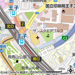 東京都北区王子1丁目4周辺の地図