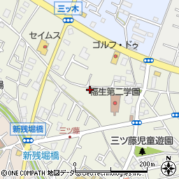 東京都武蔵村山市三ツ藤2丁目21-3周辺の地図
