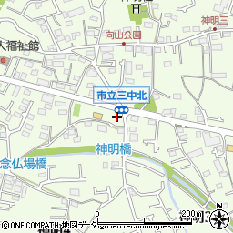 東京都武蔵村山市神明4丁目16周辺の地図